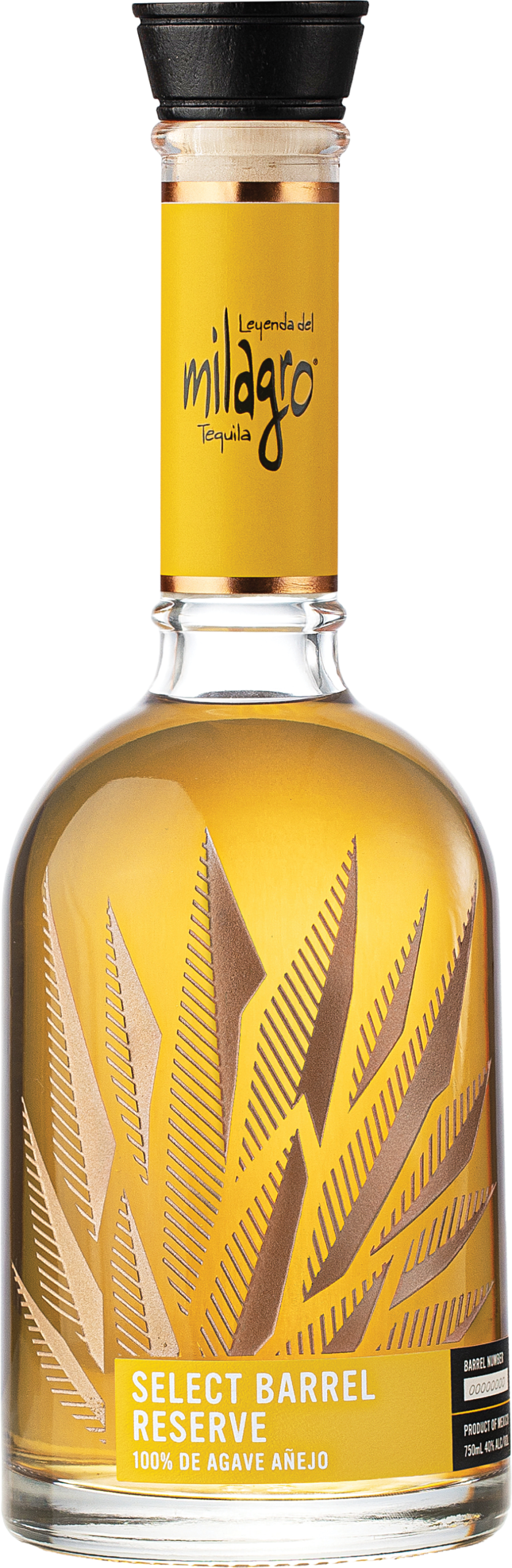 Milagro Select Barrel Reserve Anejo 750ml.png