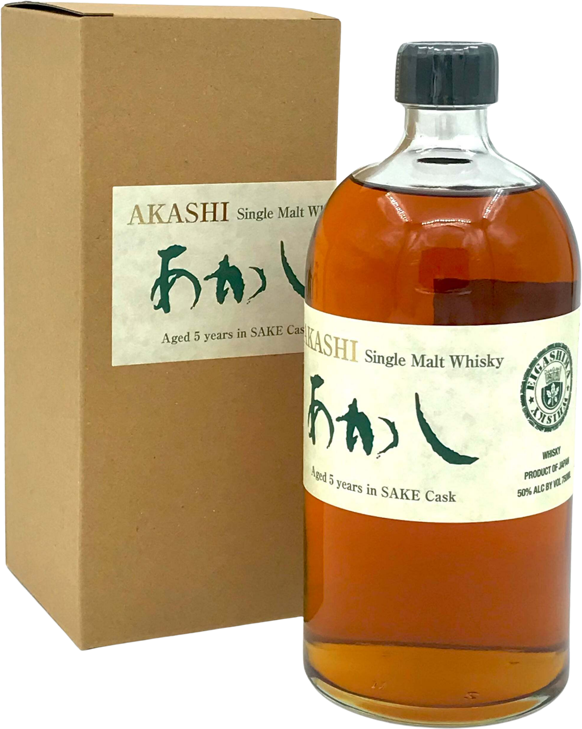Akashi 5 Year Old Single Malt Sake Cask Whisky.png