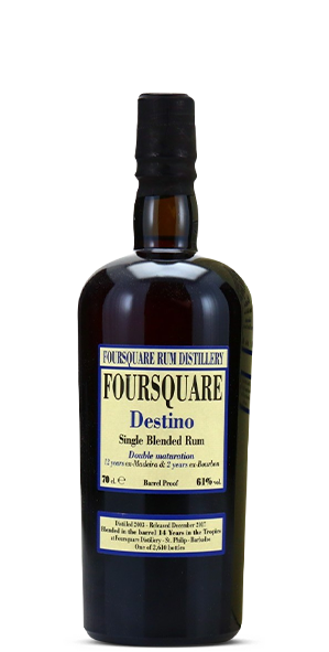 Foursquare 14 Year Old Destino 2003 Velier Rum shadow.png