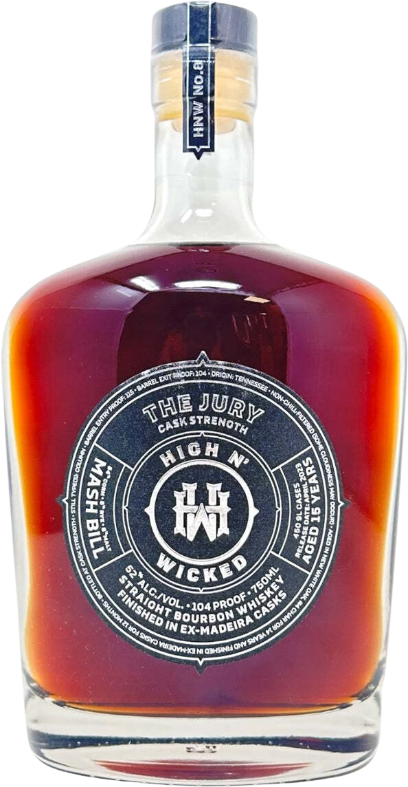 High N' Wicked 'The Jury' 15 Years Old Straight Bourbon Whiskey.png