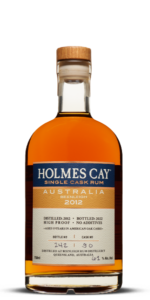 Holmes Cay Australia Beenleigh 2012 Single Cask Rum