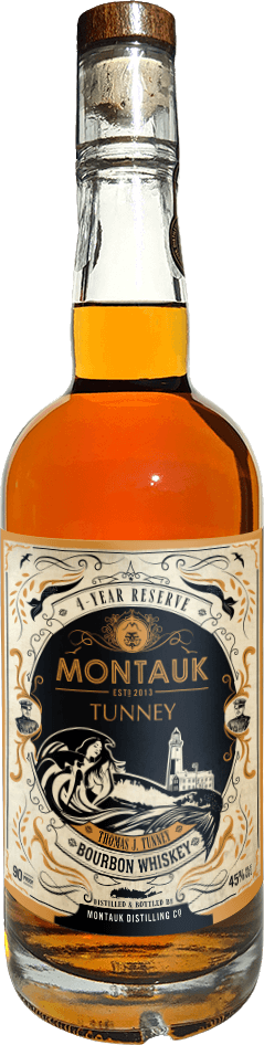 Montauk Distilling Co. 'Tunney' 4 Year Reserve Bourbon Whiskey.png