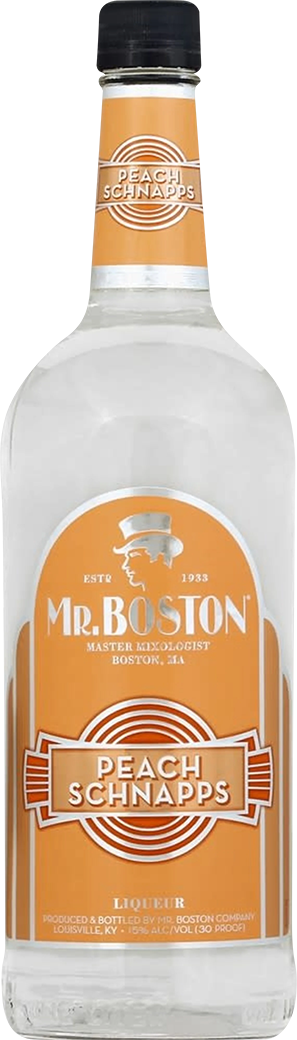 Mr. Boston Peach Schnapps Liqueur, USA.png