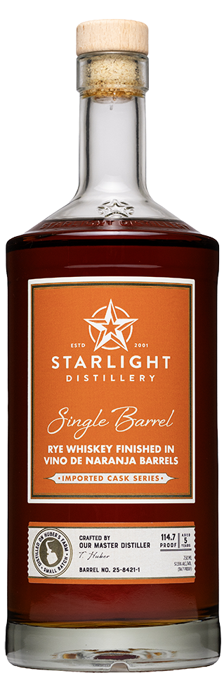 Starlight Distillery Carl T. VDN Finish Rye Whiskey