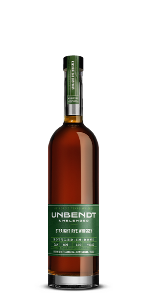 Unbendt Bottled in Bond Straight Rye Whiskey