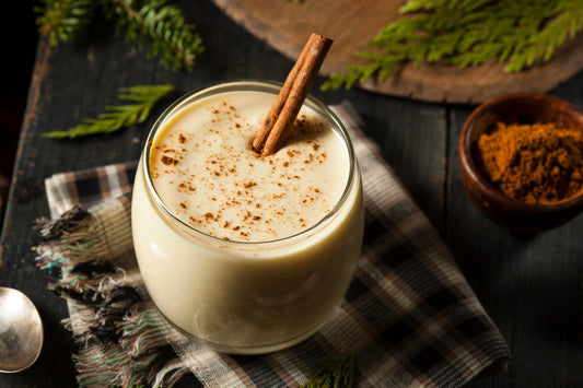 Homemade White Holiday Eggnog