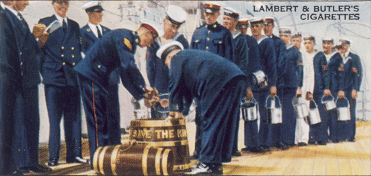 Daily ration of rum in the old Royal Navy