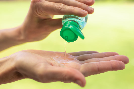 Homemade hand sanitizer 