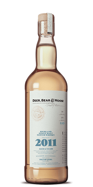 Deer, Bear & Moose Isle of Jura 2011 Single Malt Scotch Whisky