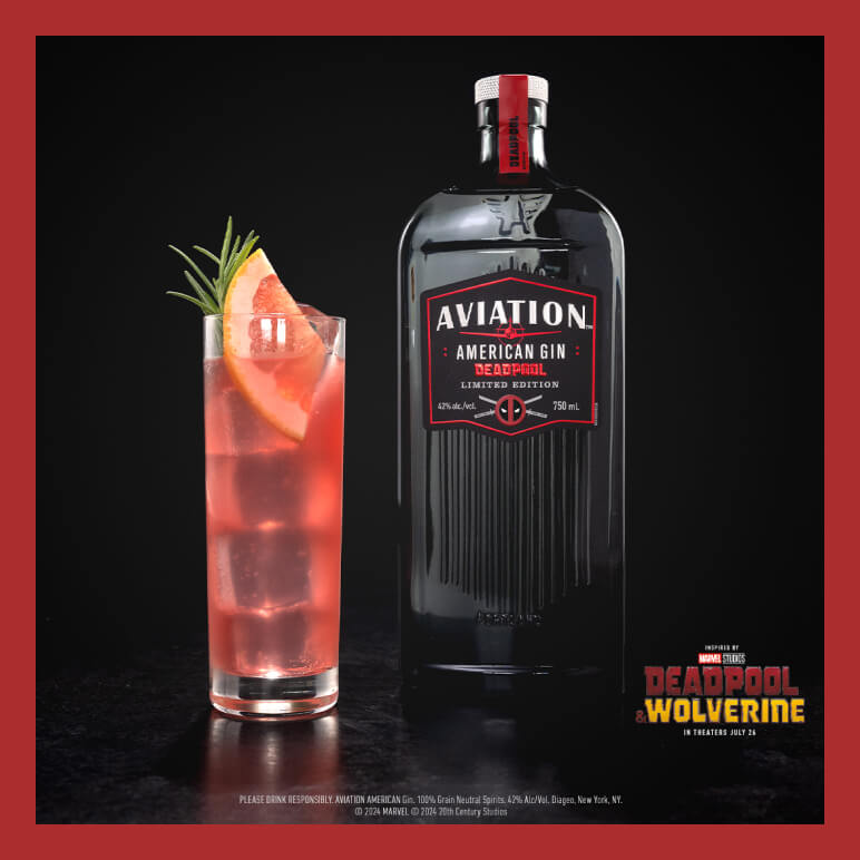 Aviation Deadpool Limited Edition American Gin » Buy Online 🥃 – Flaviar