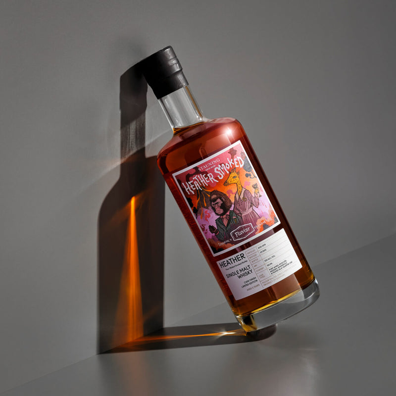 <p>This truly singular pour was created in collaboration with a lucky Flaviarista from Rwanda <strong>exclusively for Flaviar</strong>!<br/><br/>Crafted from local barley and <strong>dried using heather from the nearby moors</strong>, Heather Smoked was aged for 5 years in a <strong>selection of fortified wine casks</strong> and a <strong>single smoky Islay whisky quarter cask</strong>.</p>