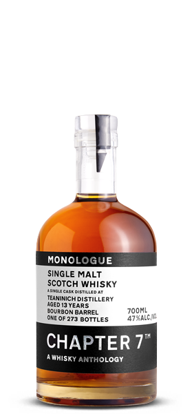 Chapter 7 Monologue 13 Year Old Teaninich 2008 Scotch Whisky (700mL)