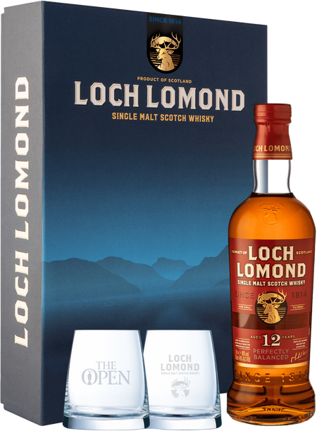 Loch Lomond 12 Year Old Single Malt Scotch Whisky & Glass Gift Set