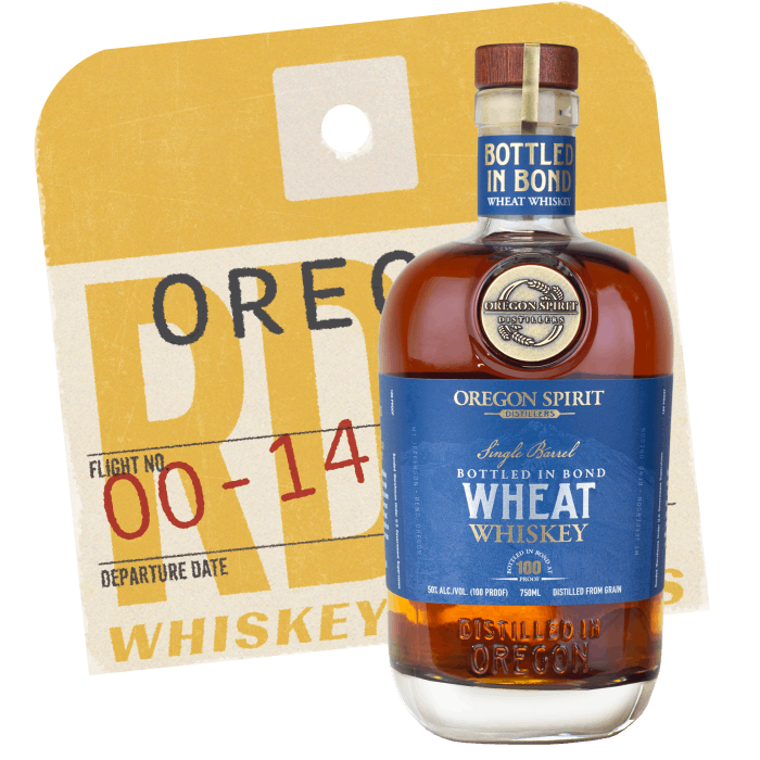 Oregon Spirit Bottled in Bond Single Barrel Wheat Whiskey