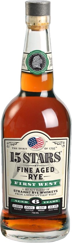 15 Stars First West Batch 2-SSDD Rye Whiskey