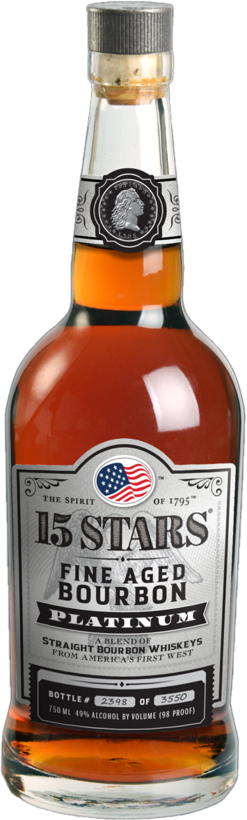 15 Stars Platinum Straight Bourbon Whiskey