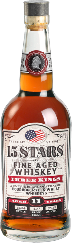 15 Stars Three Kings Whiskey