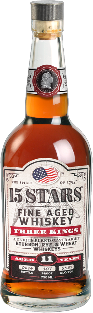 15 Stars Three Kings Whiskey