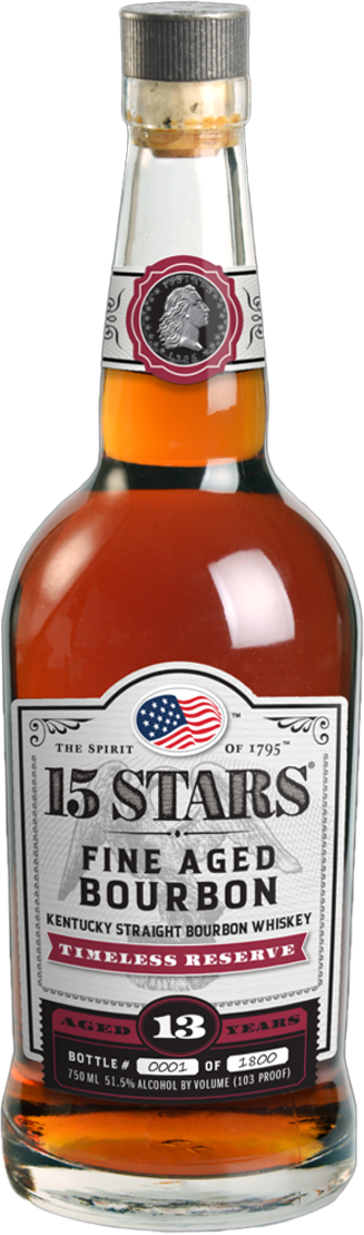 15 Stars Timeless Reserve 13 Year Old Kentucky Straight Bourbon Whiskey