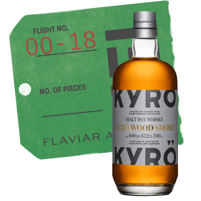 Kyrö Wood Smoke Malt Rye Whisky (700mL)