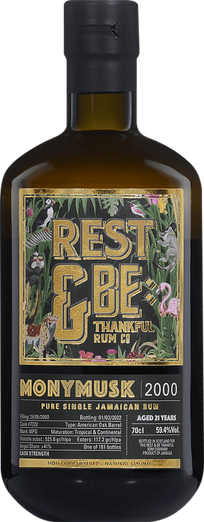 Rest & Be Thankful Co. Monymusk Single Cask Rum