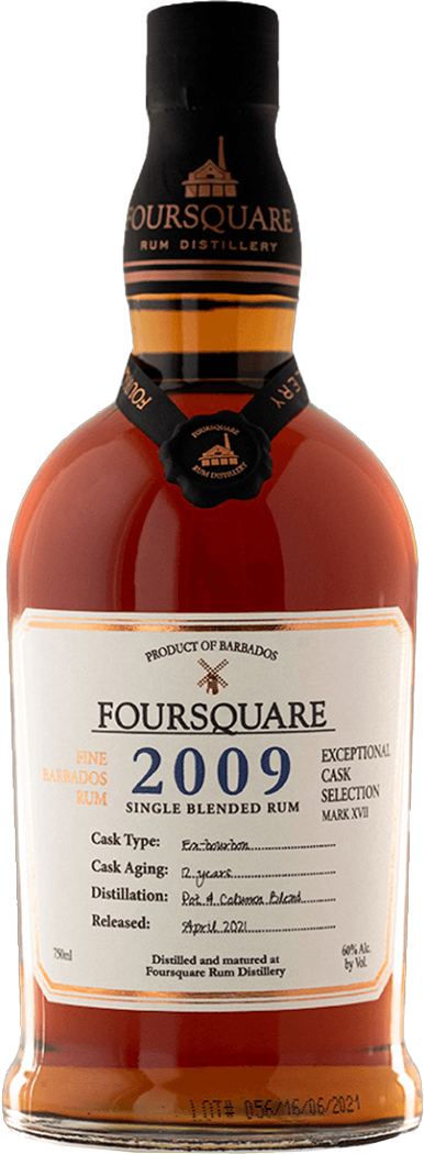 2008 Foursquare Rum Distillery Exceptional Cask Selection Mark XXI Single Blended Rum