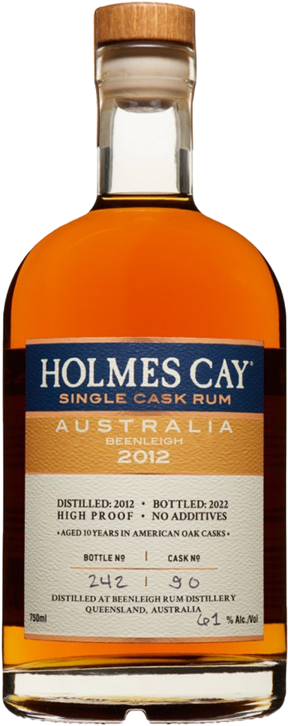 2012 Beenleigh 10 Year Old Holmes Cay Vintage Rum (700mL)