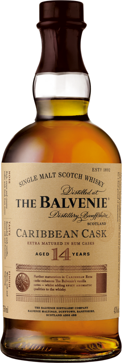 The Balvenie Caribbean Cask 14 Year Old Single Malt Scotch Whisky