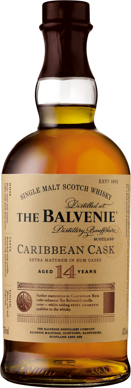 The Balvenie Caribbean Cask 14 Year Old Single Malt Scotch Whisky