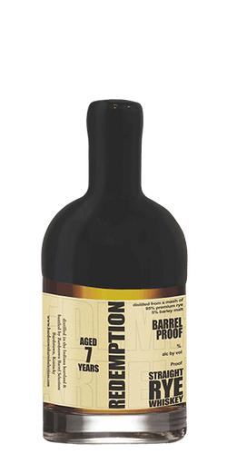 Redemption 7 Year Old Barrel Proof Rye