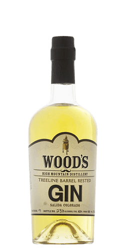 Wood's High Mountain Distillery Treeline Barrel Rested Gin