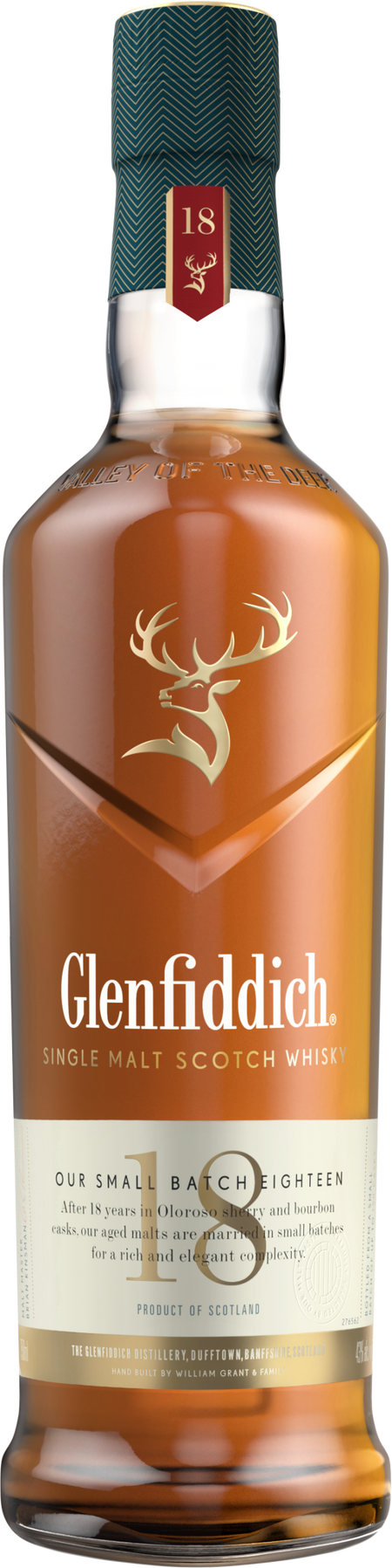 Glenfiddich 18 Year Old Single Malt Scotch Whisky
