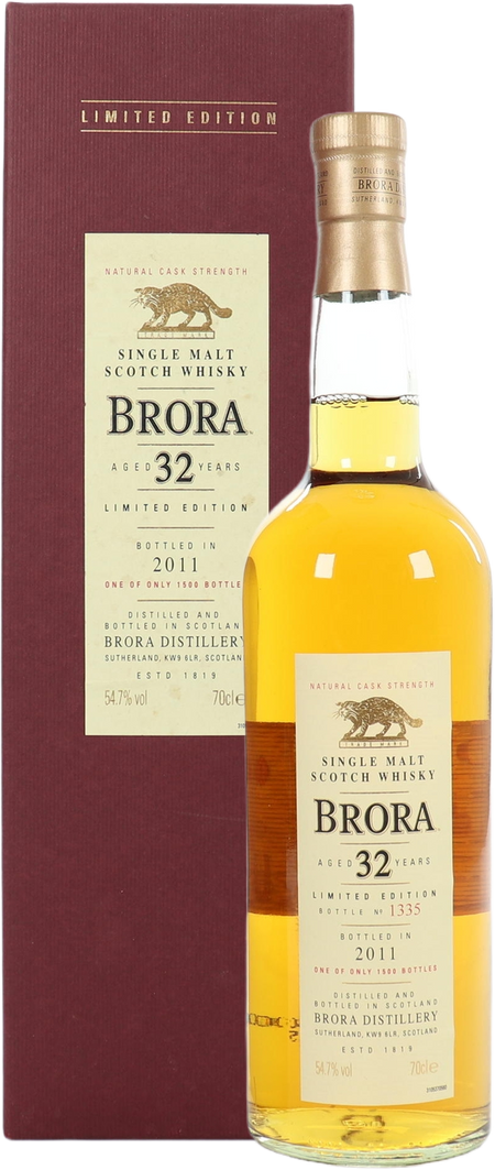 Brora 32 Year Old 2011 Release Single Malt Scotch Whisky (700mL)