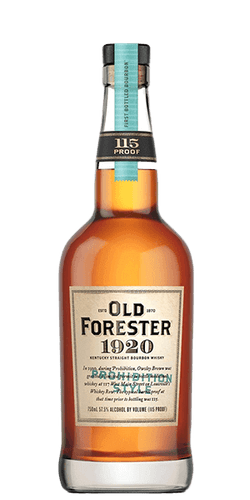 Old Forester 1920 Prohibition Style Bourbon