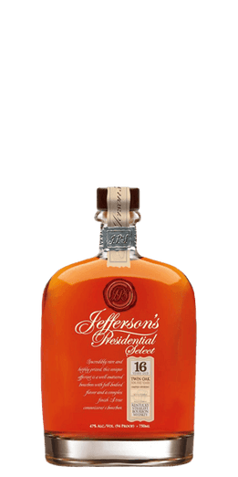 Jefferson's Presidential Select 16 Year Old Twin Oak Bourbon