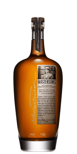 Masterson's 10 Year Old Rye Whiskey Barrel Finished in American Oak