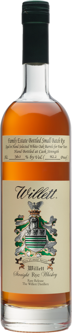 Willett Family Estate 4 Year Old Small Batch Straight Rye Whiskey