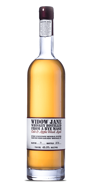 Widow Jane Distilled From a Rye Mash - Oak & Apple Wood Aged Whiskey