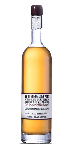 Widow Jane Distilled From a Rye Mash - Oak & Apple Wood Aged Whiskey