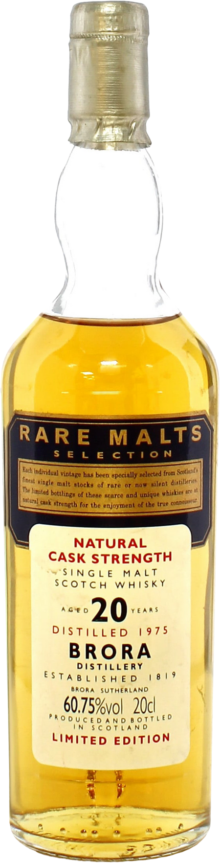 Brora 1975 20 Year Old Rare Single Malt Scotch Whisky (200mL)