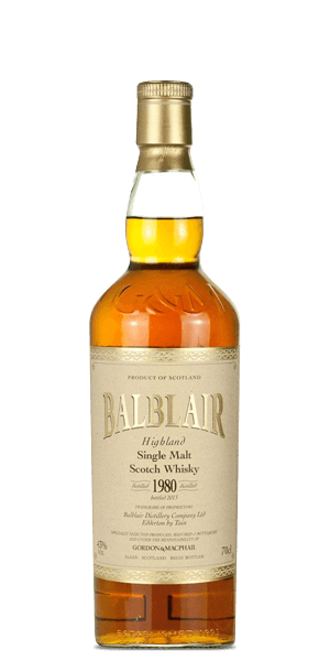 Balblair 1980 Gordon & MacPhail Rare Vintage