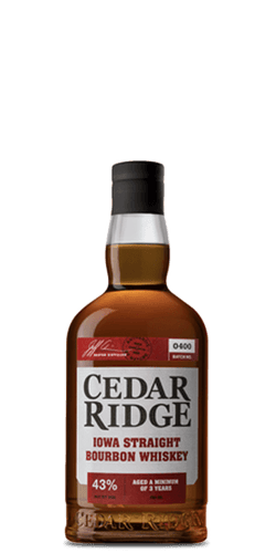 Cedar Ridge Iowa Straight Bourbon