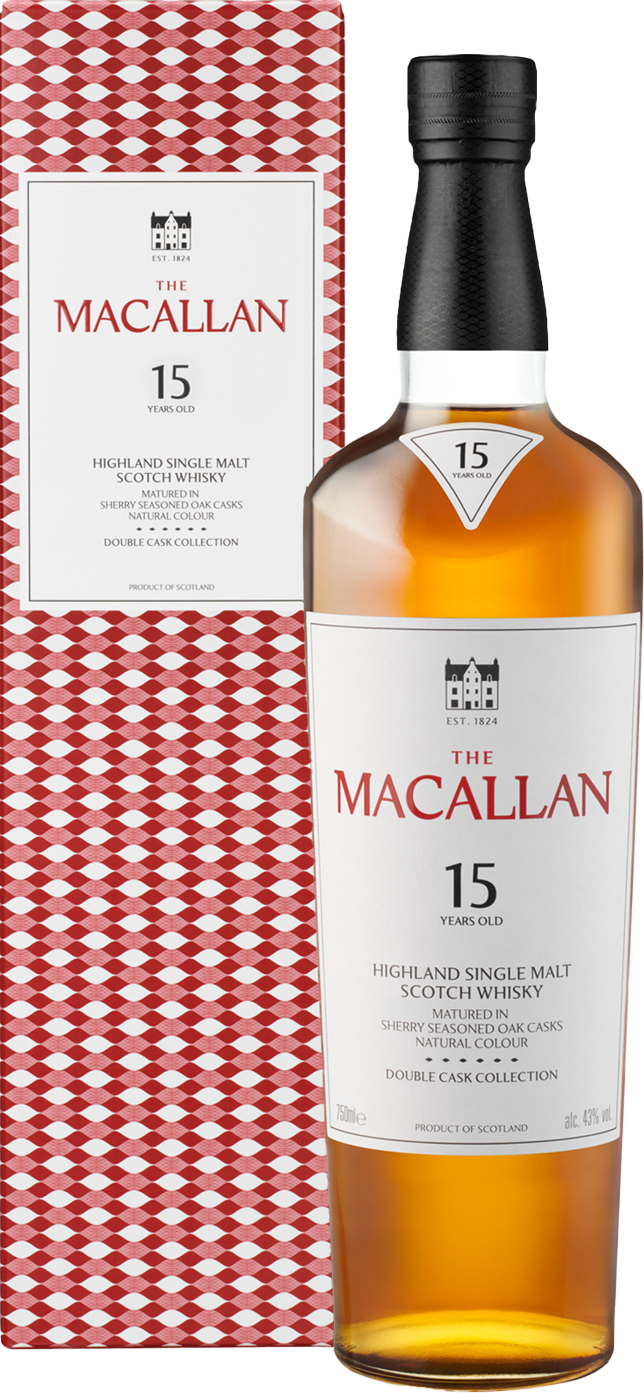The Macallan Double Cask 15 Year Old Single Malt Scotch Whisky The Macallan Double Cask 15 Year Old Single Malt Scotch Whisky
