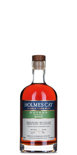 Holmes Cay Guyana Uitvlugt 2003 Single Cask Rum