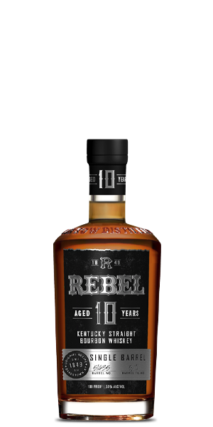 Rebel 10 Year Old Single Barrel Bourbon Whiskey