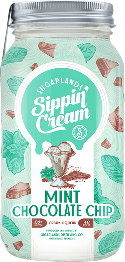 Sugarlands Mint Chocolate Chip Sippin’ Cream Liqueur