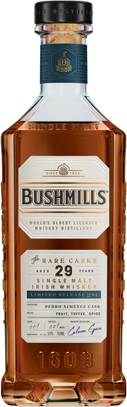 Bushmills 29 Year Old Pedro Ximenez Cask Whiskey