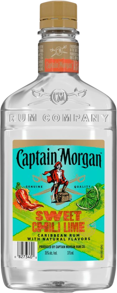 Captain Morgan Sweet Chili Lime Caribbean Rum (375mL)