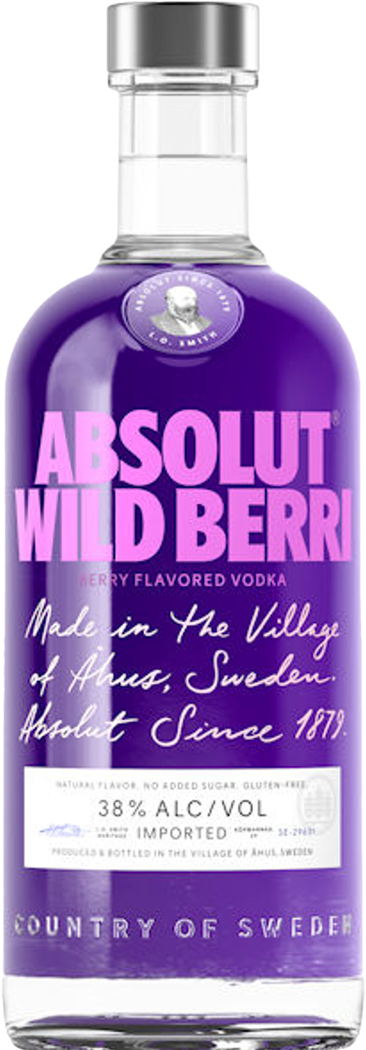 Absolut Wild Berri Flavored Vodka (50mL)