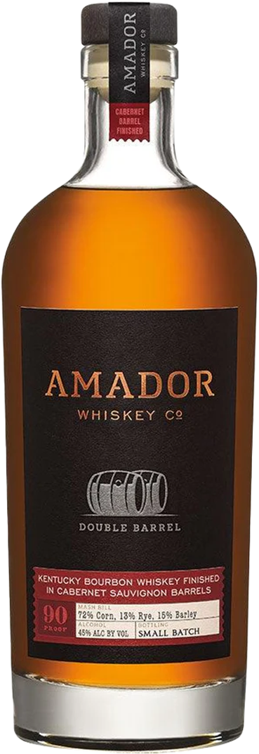 Amador Whiskey Co. 'Double Barrel' Cabernet Sauvignon Cask Finish Kentucky Bourbon Whiskey